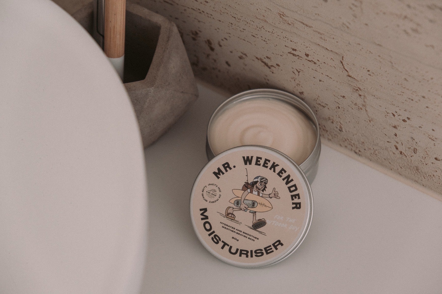 The Mr Weekender Moisturiser — coming soon